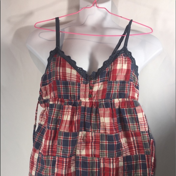 Forever 21 Tops Patchwork Cotton Camisole Top Very Patriotic Poshmark